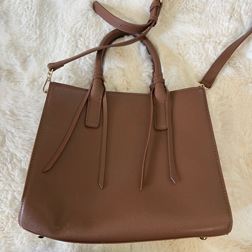 Brown bag with strap